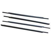 WUPEDI Car Door Edge Protector, for Mitsubishi, for Outlander 2013-2018 Window Outer Weatherstrip Side Door Seal Strip car door edge guard(Black)