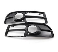WUPEDI Car Front Bumper Fog Light Grille Grill, for Audi, for A4 B7 S4 B7 A4, for 2005-2008 8E0807681F 8E0807682F Left Right Fog Lamp Grill Fog Lamp Grill Replacement(Right)