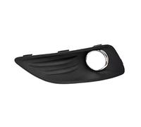 WUPEDI Car Front Bumper Light Grill Replacement ABS Auto Fog Lamp Lower Grille, for Ford, for Fiesta, JA8 13-17 Accessories Car Front Fog Light Grille(Black Right)