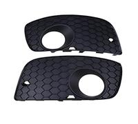 WUPEDI Car Front Bumper Lower Fog Lights Racing Grills, for, for Golf, MK5 GTI 2004 2005 2006 2007 2008 2009 Auto Grille Covers Car Front Fog Light Grille(Black 1 Pair)