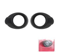 WUPEDI Car Ont Fog Lamp Ame Modified Head Fog Light Cover Decoration Ring, for Ford, for Focus, 3 Accessories Abs Chrome 2pcs Per Et car fog light bezel(Matte Black)