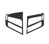 WUPEDI Car Styling Real Carbon Fiber Air Conditioning Outlet Vent Frame Trim Stickers Accessories, for BMW, X5 F15 X6 F16 2014-2018 Car Interior Trim Strip