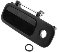 WUPEDI Car Tailgate Lock Exterior Door Handles Cover Trim with 2 Keys, for Seat Arosa 6H 7V8 7V9 1996-2010 1J6827297G Door Handle Protector(Black Door Handle)