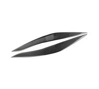 WUPEDI Carbon Fiber ABS Car Headlight Eyebrow Eyelid M Sport Trim, for BMW, for 5 Series F10 F18 520li 525i 2011 2012 2013 2014 2015 2017 Headlight Eyebrow Cover