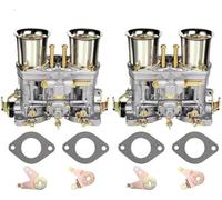WUPEDI Carburetor 2Pcs X 40Idf Carb Assy Replace 2 Barrel Carburador Carburetter, for Bug, for Vw, for FIAT W/Air Horn Solex Dellorto Garden Tractor Carb