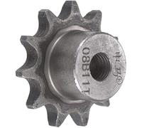 WUPEDI Chainsaw Drive Sprocket Part For 14 Teeth Sprocket Type B Single Strand 1/2 Pitch 10Mm Bore A3 Carbon Steel, Iso 08B(BLACK 49mm)