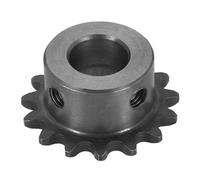 WUPEDI Chainsaw Drive Sprocket Part For 25 Chain Roller Sprocket 12Mm Bore 33.5Mm Od 15 Tooth C45 Carbon Steel Ansi No.25 Round Hole without Surface Finished, Iso