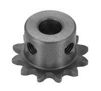 WUPEDI Chainsaw Drive Sprocket Part For 25 Chain Roller Sprocket 8Mm Bore 27.5Mm Od 12 Tooth C45 Carbon Steel Ansi No.25 Round Hole without Surface Finished, Iso