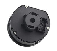 WUPEDI Chrome Auto Headlight Switch Head Light Fog Lamp Automatic Controller Knob, for VW, for Golf, MK7 5GG941431 5GG941431D Car Dashboard Fog Light Control Switch(BLACK PQ)