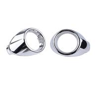 WUPEDI Chrome Ont Bumper Fog Light Lamp Ame Trim Grille Cover Bm51 19953 Cb, Bm51 19952 Cb, for Ford, for Focus, 2012 2014 car fog light bezel