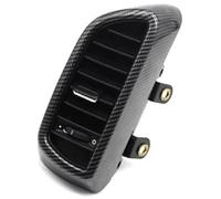 WUPEDI Conditioning Vent Carbon Front Left Right Central Rear Air Conditioner Ac Grille Outlet Complete Assembly, for Cayenne 7P5 2010-2017 Car Air Conditioning Vent Outlet(BLACK Front Right 1PC)