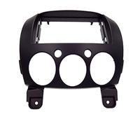WUPEDI Double Din DVD Stereo Panel Fascia Radio Dash Mounting Installation Trim Kit Frame, for Mazda, 2 Demio 2007 To Now Car Radio Dash Panel(178x102mm)