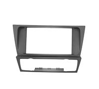 WUPEDI Double Din Fascia Radio DVD GPS Stereo Panel Dash Mount Trim Kit Surrounded Frame, for, 3 Series E90 E91 E92 E93 2004-2012 Car Radio Dash Panel(178x102mm)