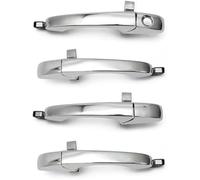 WUPEDI Exterior Door Handle 5065800Ae Ag, for Dodge 2005 2006 2007 2008 Car Front Rear Left Right Door Handle Protector(Black 4 Pcs)