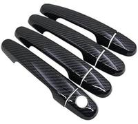 WUPEDI Exterior Door Handle, for Daihatsu Terios Bego Eco Wild J200 F400 2006 2007-2015 2016 Handles Cover Decoration Accessories Door Handle Protector(Black 1 Keyholes Carbon Black)