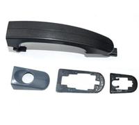WUPEDI Exterior Door Handle, for Escape, for Focus for Transit 2014-2018 Car Front Rear Left Right Kit Gasket Cap Door Handle Protector(Black 1 Set Front Left)