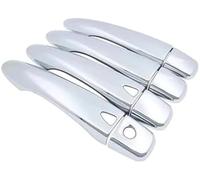 WUPEDI Exterior Door Handle, for Nissan for Navara for Frontier Np300 Alaskan D23 2014-2024 External Decoration Cover Car Accessories Door Handle Protector(Silver 2 Buttons)