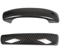 WUPEDI Exterior Door Handle, for Smart 451, Two 2009 2010 2011 2012 2013 2014 2015 Car Cover Trim Decor Sticker Door Handle Protector(Black 2pcs Handle Carbon Black)