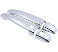 WUPEDI Exterior Door Handle, for Toyota Alphard Vellfire Ah20 2008 2009-2014 2015 Car Outside Cover Decoration Parts Door Handle Protector(Black 1 Keyless Entry S 2pc)