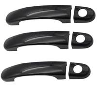 WUPEDI Exterior Door Handle, for Vw for Caddy 2K 2005 2006 2007 2008-2018 2019 2020 2021 Door Handle Protector(Black 3 Keyhole 3 Door Black)
