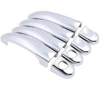 WUPEDI Exterior Door Handle, for Vw for Caddy 2K 2005 2006 2007 2008-2018 2019 2020 2021 Door Handle Protector(Black 2 Keyhole 4 Door Silver)