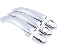 WUPEDI Exterior Door Handle, for Vw for Caddy 2K 2005 2006 2007 2008-2018 2019 2020 2021 Door Handle Protector(Black 3 Keyhole 3 Door Silver)