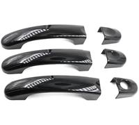 WUPEDI Exterior Door Handle, for Vw for Caravelle for Caddy T6 T5 for Transporter 2003 2004 2005-2012 2013 2014 2015 Door Handle Protector(Black Gloss Black)