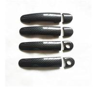 WUPEDI Exterior Door Handle, for Vw Rabbit 1K for Golf Mk5 2004 2005 2006 2007 2008 2009 Protector Cover Decoration Accessories Door Handle Protector(Black 4dk 2)
