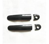 WUPEDI Exterior Door Handle, for Vw Rabbit 1K for Golf Mk5 2004 2005 2006 2007 2008 2009 Protector Cover Decoration Accessories Door Handle Protector(Black 2dk 2)