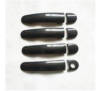 WUPEDI Exterior Door Handle, for Vw Rabbit 1K for Golf Mk5 2004 2005 2006 2007 2008 2009 Protector Cover Decoration Accessories Door Handle Protector(Black 4dk 1)