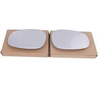 WUPEDI For E82 E90 E91 E92 E46 OEM Door Mirror Glass Heated (White Glass) (Right) convex mirror lens(BLACK Pair)