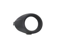 WUPEDI for Ford, for Fiesta, 2009 2010 2011 2012 Car Accessories Ont Bumper Garnish Trim Fog Lamp Cover Foglamp Hood Chroming Black car fog light bezel(1pcs Black Right)