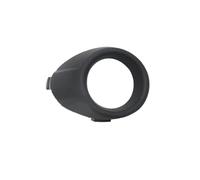 WUPEDI for Ford, for Fiesta, 2009 2010 2011 2012 Replacement Fog Lamp Ame Ring Cover Trim Foglight Covers Grill Chroming Black car fog light bezel(1pcs Black Right)