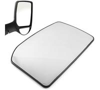 WUPEDI Front Door Wing Mirror Upper Glass Right Driver Side Non-Heated, for Ford, Transit YC1517K740BA 4059965 2000-2014 convex mirror lens
