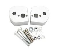 WUPEDI Handlebar Riser Clamp Mount Handle Bar Riser, for Yamaha, FJR1300 FJR1300 2006-2019 Aluminum Motorcycle 25mm Motorcycle Handlebar Risers With Clamps(Silver)