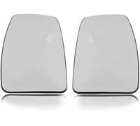 WUPEDI Heated Door Wing Mirror Glass Left and Right, for NISSAN, NV400, for Vauxhall, for Opel, Movano, for Renault, Master 963655132R 963662420R 4419417 4419416 convex mirror lens
