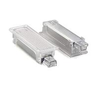 WUPEDI License Number Plate Light, for BMW, for 1 3 5 7 Series X3 X6 White Xenon 18 SMD LIGHT Step Courtesy Door Lights Car License Plate Light