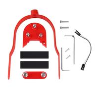 WUPEDI Modification Rear Fender Wheel Foot Support Spacer Bracket Kit, for Xiaomi, M365/Pro/1S E-Scooter 10inch Fenders Kickstand Mudguard(Red)