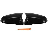 WUPEDI Pair Car Rear View Driver Passenger Side Mirror Cover Cap | Replacement Gloss Black, for BMW, X1 X2 220i Z4