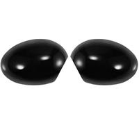 WUPEDI Pair Car Rear View Left Right Side Mirror Cover Cap Replacement | Gloss Black, for BMW, for MINI, Clubman R55 Hatchback for Cooper R56