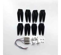WUPEDI Propellers Blade Props Propeller Guard Motor Engine Gears Landing Skid Etc Part Kit, For Pro2 E99 E99PRO2 WIFI FPV Spare Parts Drone Propeller(Light Grey)
