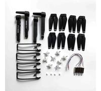 WUPEDI Propellers Blade Props Propeller Guard Motor Engine Gears Landing Skid Etc Part Kit, For Pro2 E99 E99PRO2 WIFI FPV Spare Parts Drone Propeller(Black)