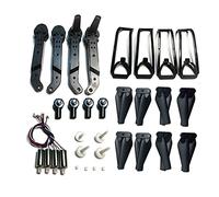WUPEDI Rc Drone Motor Paer Spare Parts Arm Propeller Blade Guard Gears Engine Replacement Kit Part, For E88 Teng1 E88 PRO Quadcopter Drone Propeller(New version 4)
