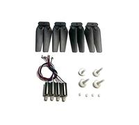 WUPEDI Rc Drone Motor Paer Spare Parts Arm Propeller Blade Guard Gears Engine Replacement Kit Part, For E88 Teng1 E88 PRO Quadcopter Drone Propeller(New version 1)