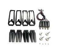 WUPEDI Rc Drone Motor Paer Spare Parts Arm Propeller Blade Guard Gears Engine Replacement Kit Part, For E88 Teng1 E88 PRO Quadcopter Drone Propeller(New version 2)
