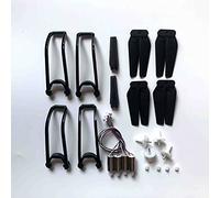 WUPEDI Rc Drone Motor Paer Spare Parts Arm Propeller Blade Guard Gears Engine Replacement Kit Part, For E88 Teng1 E88 PRO Quadcopter Drone Propeller(Old version 2)