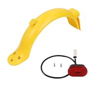WUPEDI Rear Mudguard Taillight Set Electric Scooter Fender, for Xiaomi, Pro2 Mi3 KickScooter Version Lamp Parts Mudguard(Yellow Camouflage)