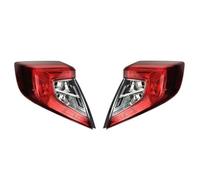 WUPEDI Rear Tail Light, for Civic, Hatchback 2017-2021 Car LED Warning Brake Fog Lamp Turn Signal Accessories 33500TGGA01 Assemblies Tail Light With Turn Signal(Black 1PAIR)