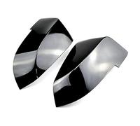 WUPEDI Side Wing Rearview Mirror Cover Cap, for BMW, 5 6 7 Series F01 F02 F03 F04 F06 F07 F10 F11 F12 F13 Carbon Black Types Replacement Covers Side Rearview Mirror Cap Cover(BLACK Bright black)