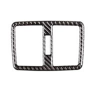 WUPEDI Soft Carbon Fiber Car Rear Row Air Conditioning Vent Frame Trim Accessories, for BMW, X1 F48 2016-2019 Car Interior Trim Strip